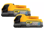 DEWALT 20V  Compact Lithium-Ion Battery Max Powerstack  Pack of 2 #DCBP034-2
