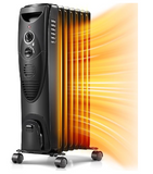 Portable Electric Radiator Heater, 1500 Watts