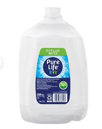 Pure Life Distilled Water, 1 Gal Size, 6/Pack Part# NLE12532472