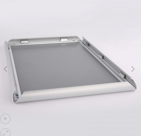 22×28 Snap Poster Frame – 1 inch Silver Profile Mitered Corner