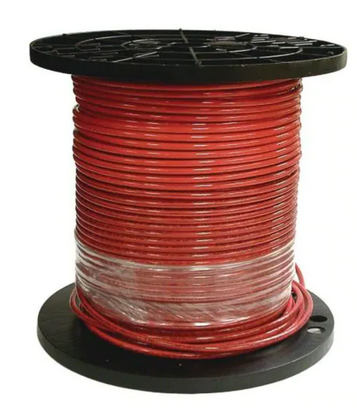 THHN Cable, 4 AWG, 19 Strand, 600V, Annealed Copper, PVC Insulation, Nylon Jacket THHN-4-BLK-100