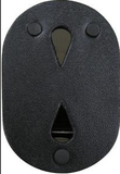 Leather Oval Badge Holder #5301