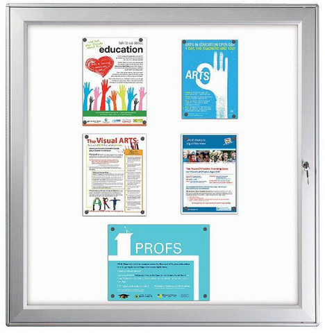 12x(8.5×11) Premium Magnetic Bulletin Board Outdoor Use