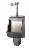 ACORN Back, Stainless Steel, Acorn Dura-Ware(R), Washout Prison Urinal, 3/4 in Spud Connection Size 2162-W-1-CFR