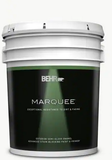 BEHR MARQUEE 5 gal. Ultra Pure White Semi-Gloss Enamel Exterior Paint & Primer