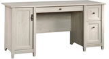 Sauder Edge Water Computer Desk, Chalked Chestnut Finish
