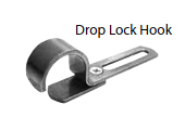 Flush Mount, Pull Pin & Lanyard, Raised and Fixed Raised Seat Hooks 20-DL110 -21