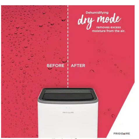 Frigidaire 14,000 BTU Heat/Cool Portable Room Air Conditioner with Dehumidifier Model #FHPH142AC1