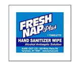 4" x 7" 80% Alcohol Antiseptic Moist Towelette / Wet Nap - 1000/Case #433WETALC80