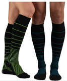 Everyday Style Funnel Stripe Unisex Support Socks