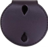 Leather Round Badge Holder #5306
