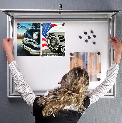 12x(8.5×11) Premium Magnetic Bulletin Board Outdoor Use