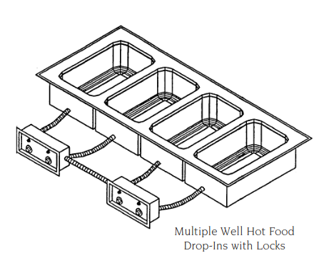 Multiple Well Hot Drop-Ins Angled MD-2DM