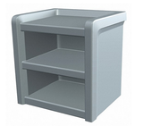 ORTECH Nightstand for Institutional Facilities # 7602BK