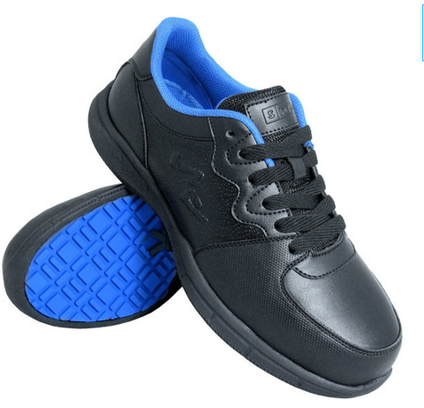 Genuine Grip 5020 Men's Medium Width Black Composite Toe Athletic Non Slip Shoe #5020