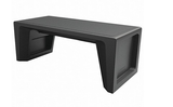 Cortech Utility Table for Prison and Correctional Facilities, Rectangular #136484BK