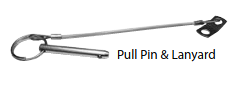Flush Mount, Pull Pin & Lanyard, Raised and Fixed Raised Seat Hooks 20-DL110 -21