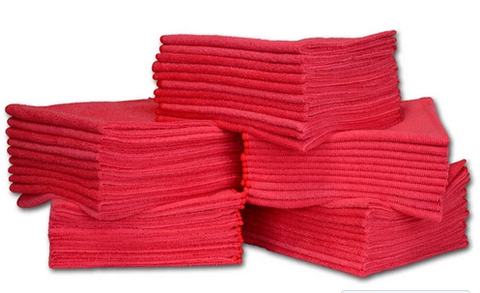16” x 16” Economy All Purpose Microfiber Towels 50 - Pack