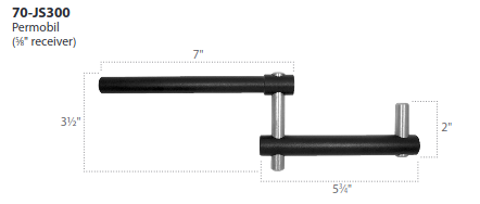 Retract4™ Swing-Away Joystick Arm