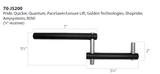 Retract4™ Swing-Away Joystick Arm