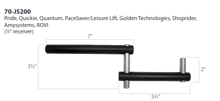 Retract4™ Swing-Away Joystick Arm