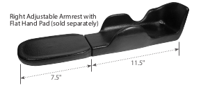 Durable Arm and Elbow Support Pads E2209