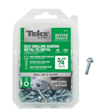 Teks #8 3/4 in. External Hex Flange Hex-Head Self-Drilling Screws (180-Pack)#21312