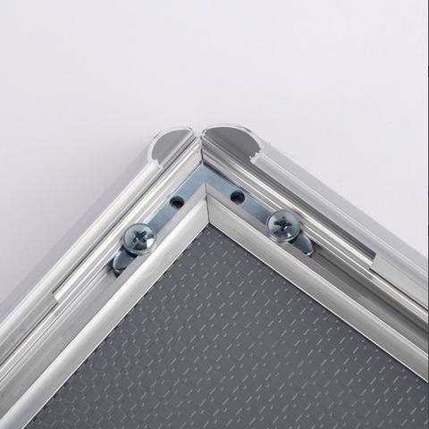 18×24 Snap Poster Frame – 1 inch Silver Profile Mitered Corner