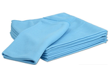 12”x12” Disposable Microfiber Cloths – 50 Pack Blue