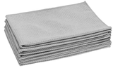 Grey 16"x24" Microfiber Waffle Weave Towel - 6 Pack