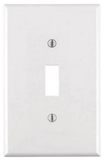 1-Gang White Midway Toggle Nylon Wall Plate (10-Pack) # M52-00PJ1-0WM