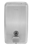 Alpine Industries 1200 ml Vertical Manual Surface-Mounted Stainless Steel Liquid Soap Dispenser #1002932167 (2 Pack)