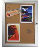 4x(8.5×11) Enclosed Magnetic Bulletin Board Outdoor Use