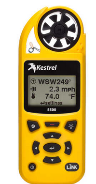 Kestrel® 5500 Environmental Meter with LiNK and Vane Mount #89655