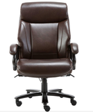 ColamyHigh Back Big & Tall 400lb Bonded Leather Office Chair with Swivel