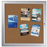12x(8.5×11) Premium Enclosed Cork Bulletin Board Outdoor Use