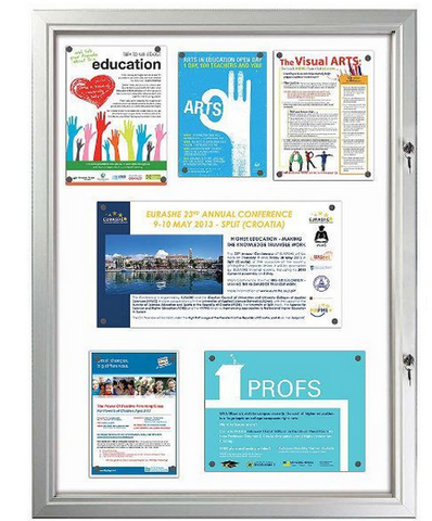 9x(8.5×11) Enclosed Magnetic Bulletin Board Outdoor Use