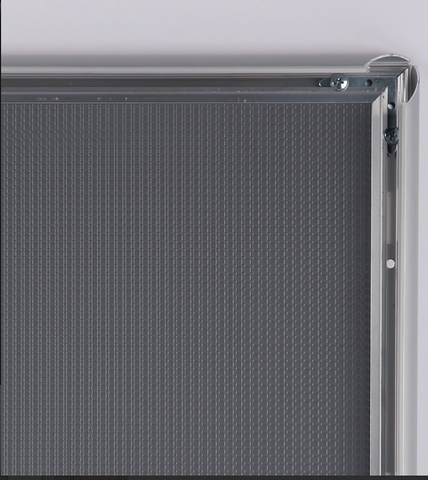 30×40 Snap Poster Frame – 1 inch Silver Profile Mitered Corner