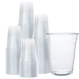 200 16OZ Disposable PET Plastic Cups