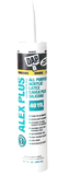 DAP Alex Plus 10.1 oz. White Acrylic Latex Caulk Plus Silicone #18103