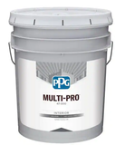 MULTI-PRO 5 gal. Commercial White Eggshell Interior Paint #PPG1025-1