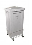 Poly Hamper - 4 1/2 Bushel With Lid And Casters #PHS45