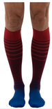 Everyday Style Tri-Color Ombre Unisex Compression Socks