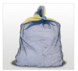 18 X 30 Mesh Laundry Bags, Tie String , White, Heavy Wgt.