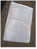 18 X30 Mesh Laundry Bags, Open Top, White, Heavy Wgt.