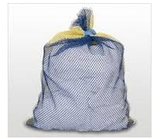 18 X 30 Mesh Laundry Bag, Tie String Closure, Colors, Heavy Wgt.