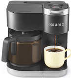 Keurig-Duo Coffee Maker, Single Serve and 12- KCup Carafe Coffee Maker, K Cups or Grounds