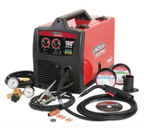Lincoln Electric 180 Amp Weld-Pak 180 HD MIG Wire Feed Welder with Magnum 100L Gun, Gas Regulator, MIG and Flux-Cored Wire, 230V
