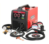 Lincoln Electric 140 Amp Weld Pak 140 HD MIG Wire Feed Welder 115r with Magnum 100L Gun, Sample spools of MIG Wire and Flux Wire, 115V #K2514-1
