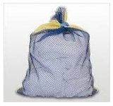 18 X 24 Mesh Laundry Bags, Tie String, Colors, Heavy Wgt.